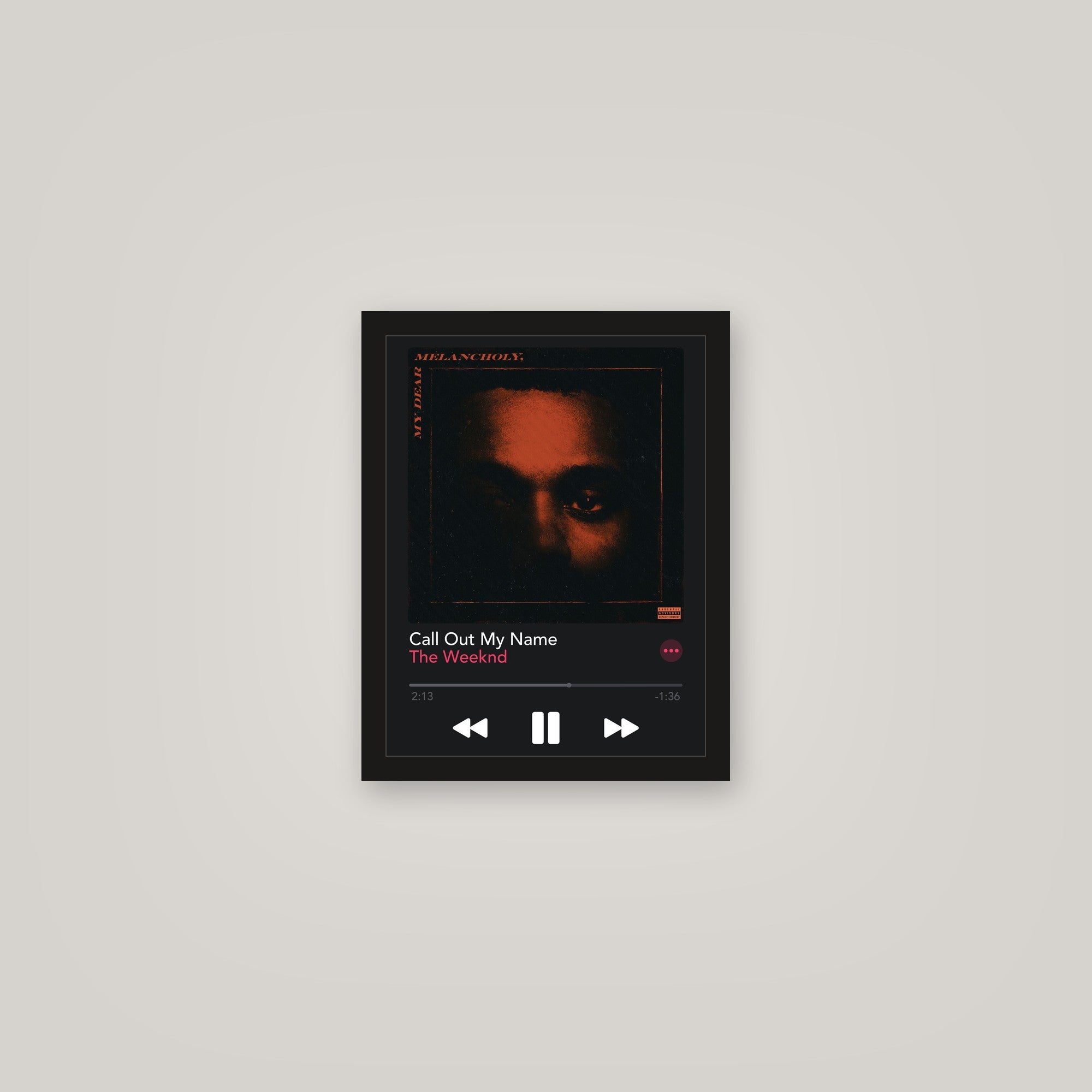 [auto-mockup] MY NAME MUSIC POSTER - 11 x 14in.