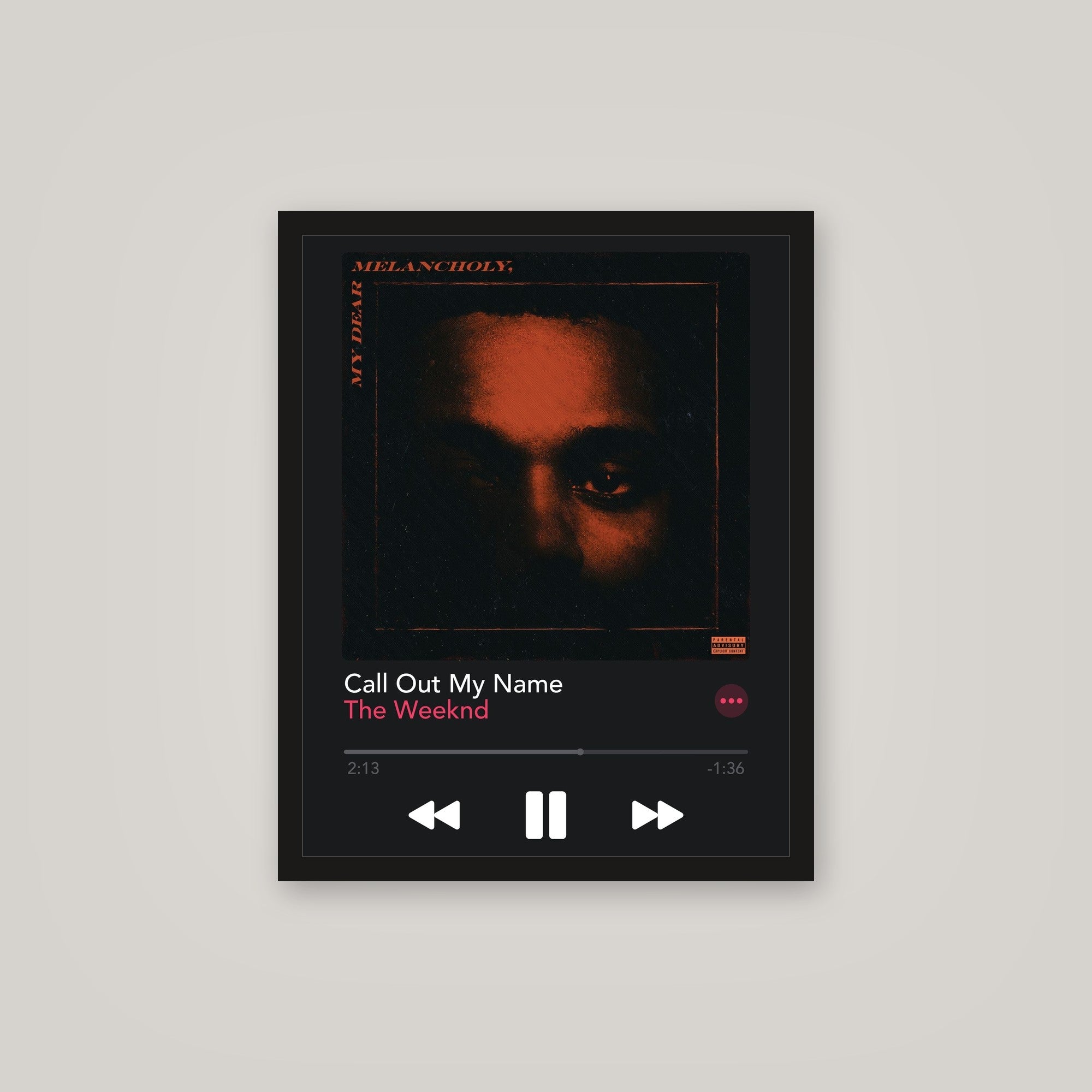 [auto-mockup] MY NAME MUSIC POSTER - 16 x 20in.