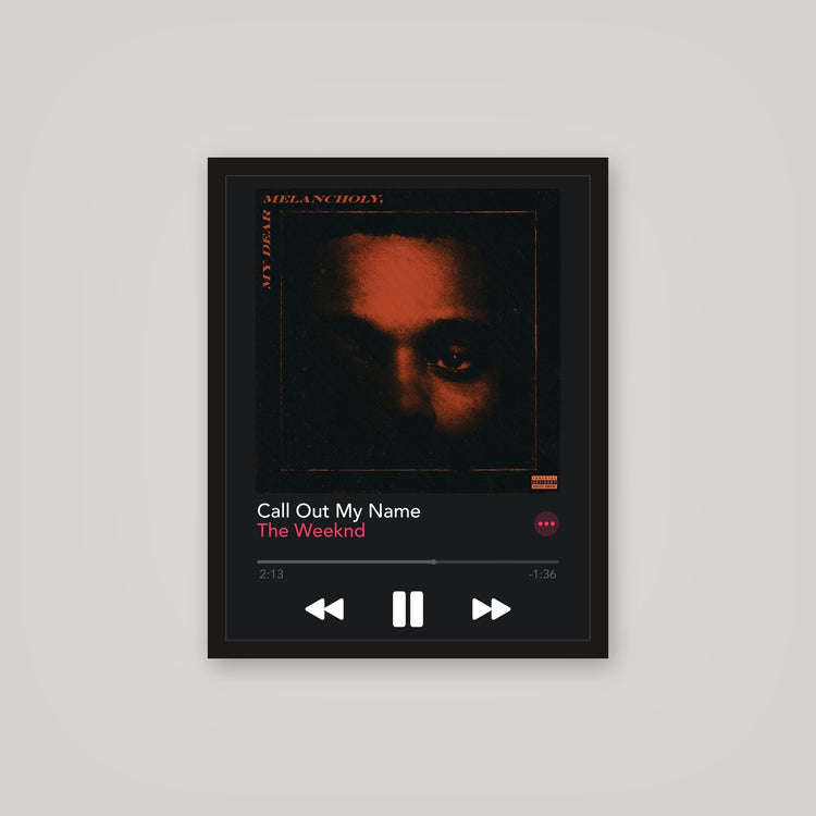 [auto-mockup] MY NAME MUSIC POSTER - 16 x 20in.