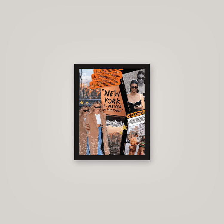 [auto-mockup] NEVER A MISTAKE POSTER - 11 x 14in.