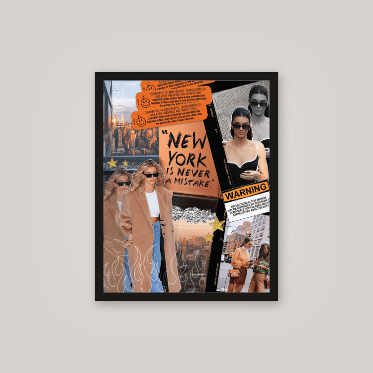 [auto-mockup] NEVER A MISTAKE POSTER - 16 x 20in.