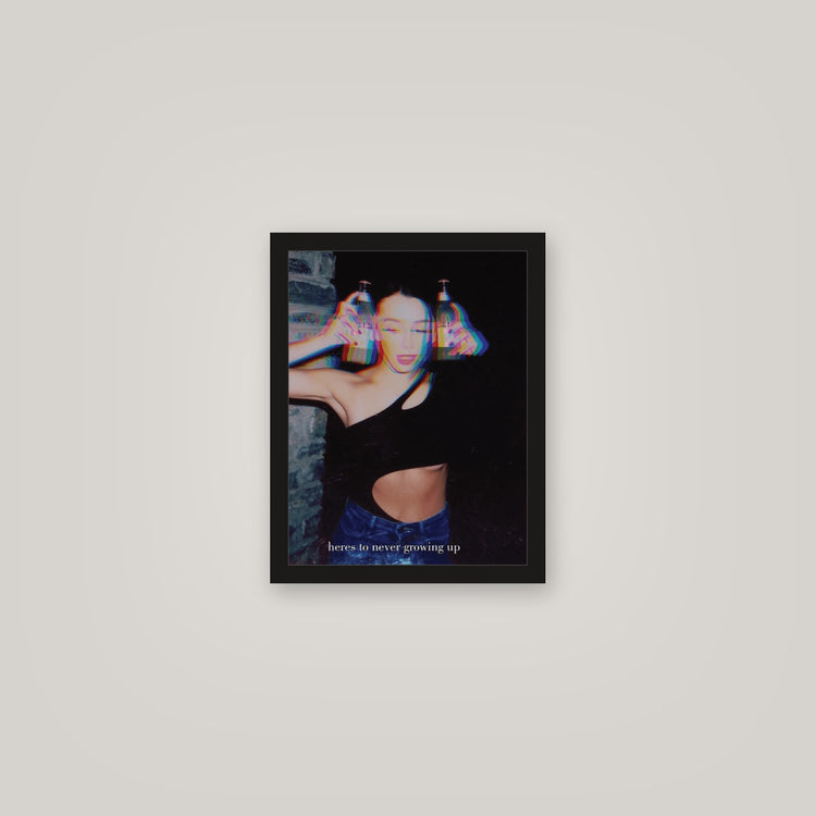 [auto-mockup] NEVER GROWING UP POSTER - 11 x 14in.