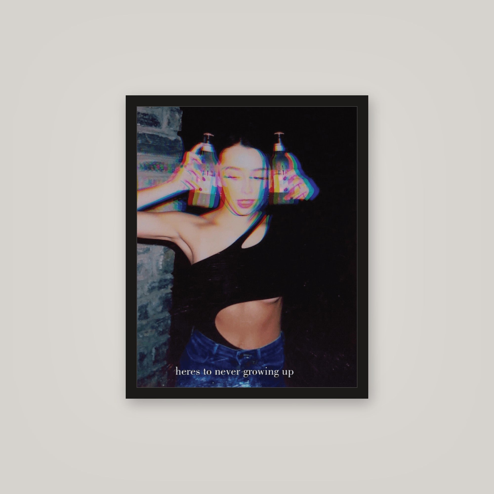 [auto-mockup] NEVER GROWING UP POSTER - 16 x 20in.