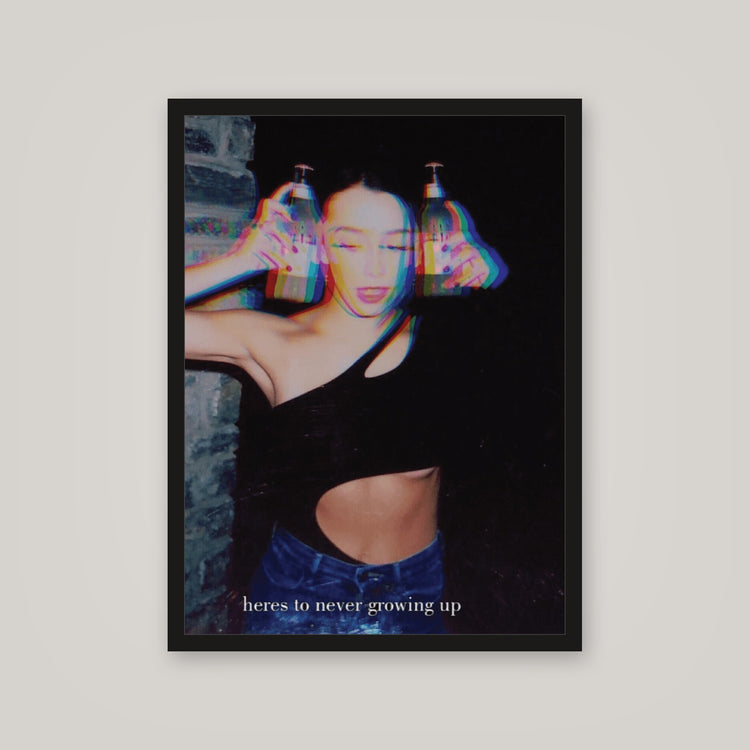 [auto-mockup] NEVER GROWING UP POSTER - 18 x 24in.
