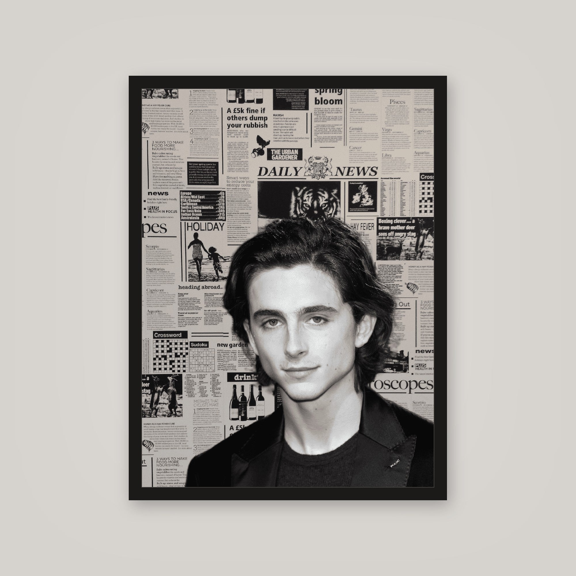 [auto-mockup] NEWSPAPER TIMMY POSTER - 18 x 24in.