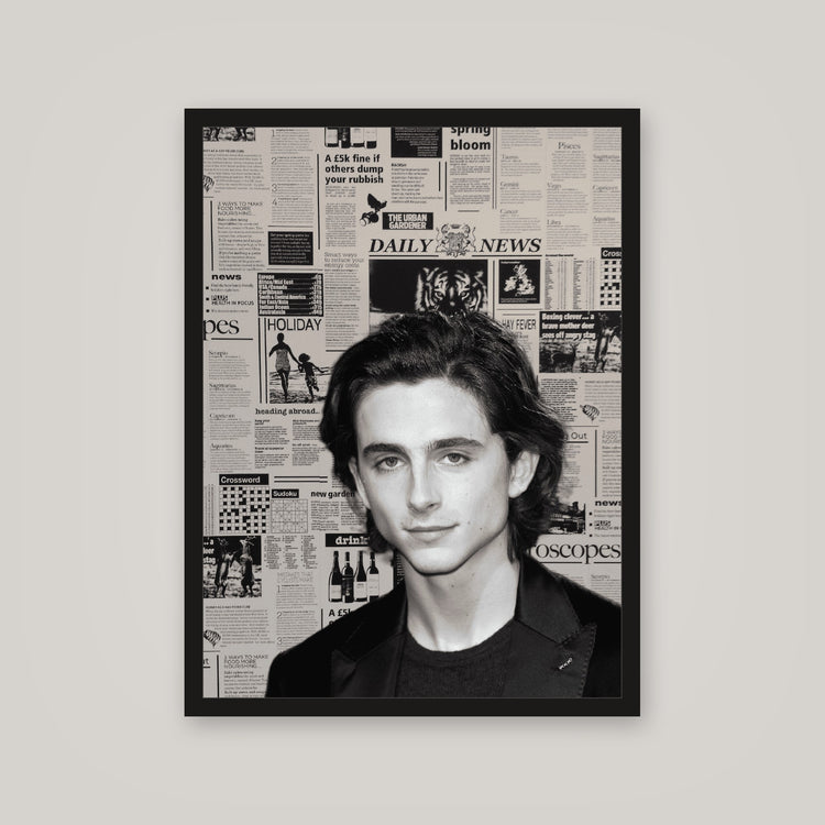 [auto-mockup] NEWSPAPER TIMMY POSTER - 18 x 24in.