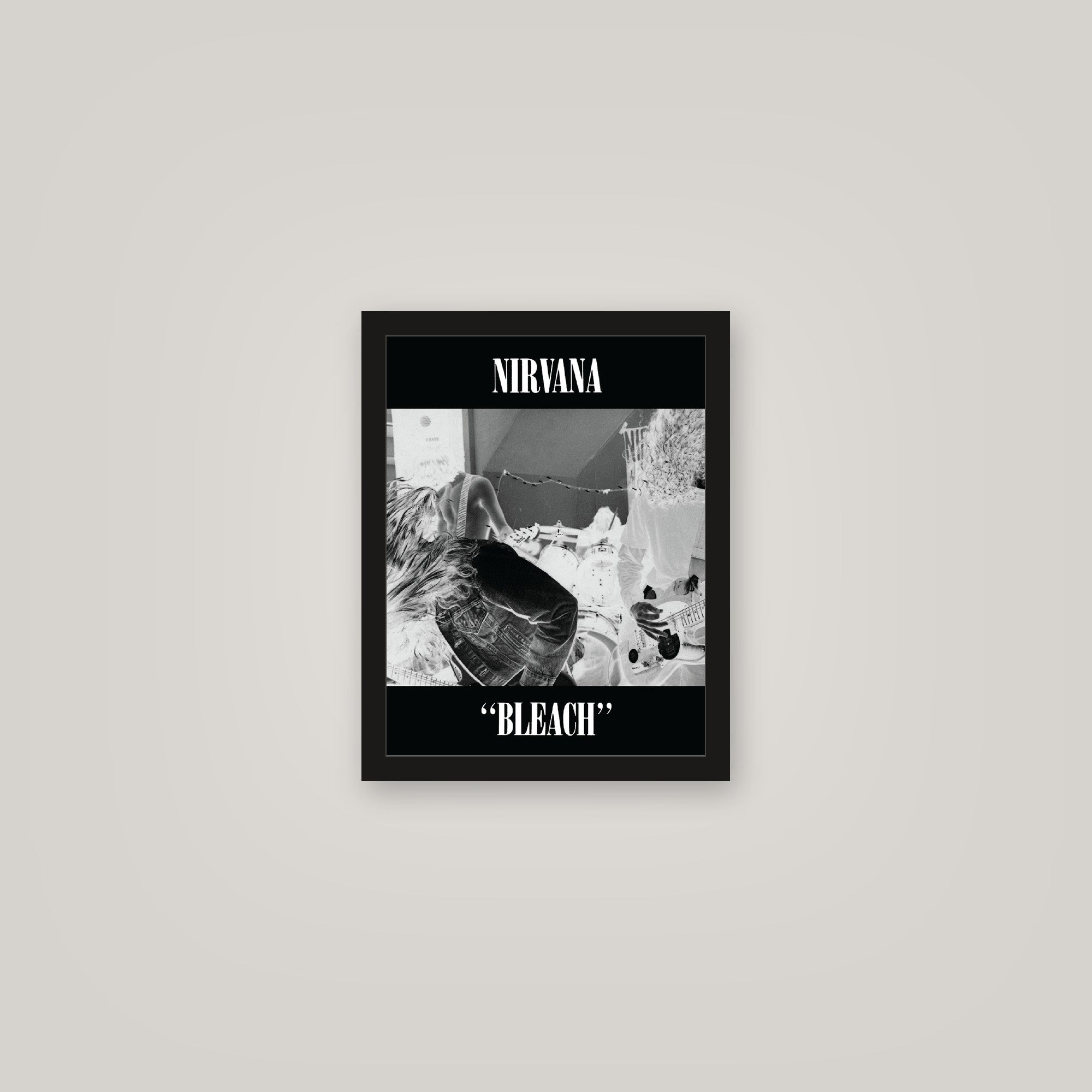 [auto-mockup] NIRVANA BLEACH INVERTED POSTER - 11 x 14in.