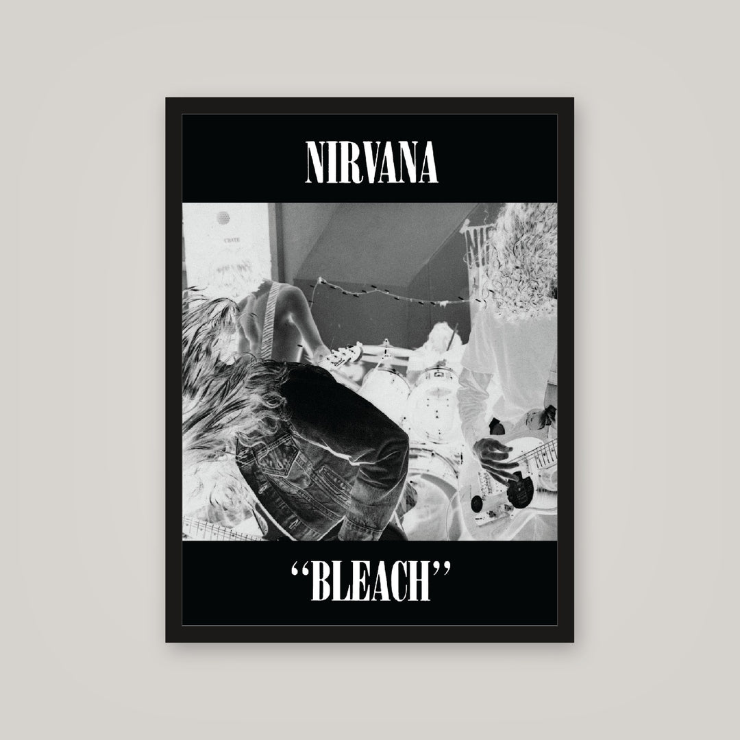 [auto-mockup] NIRVANA BLEACH INVERTED POSTER - 18 x 24in.