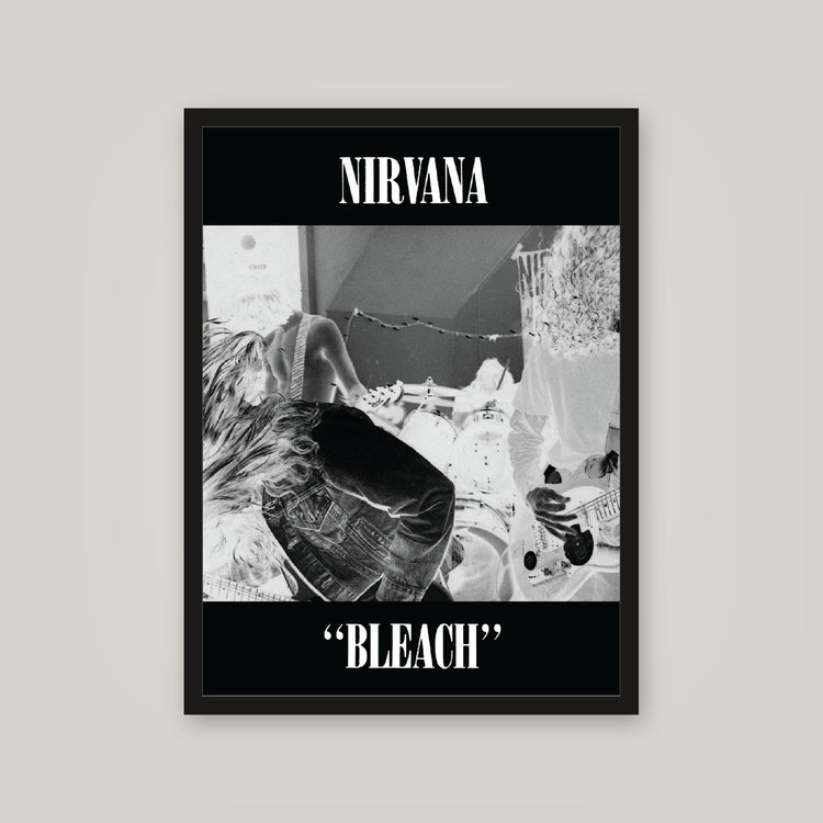 [auto-mockup] NIRVANA BLEACH INVERTED POSTER - 18 x 24in.