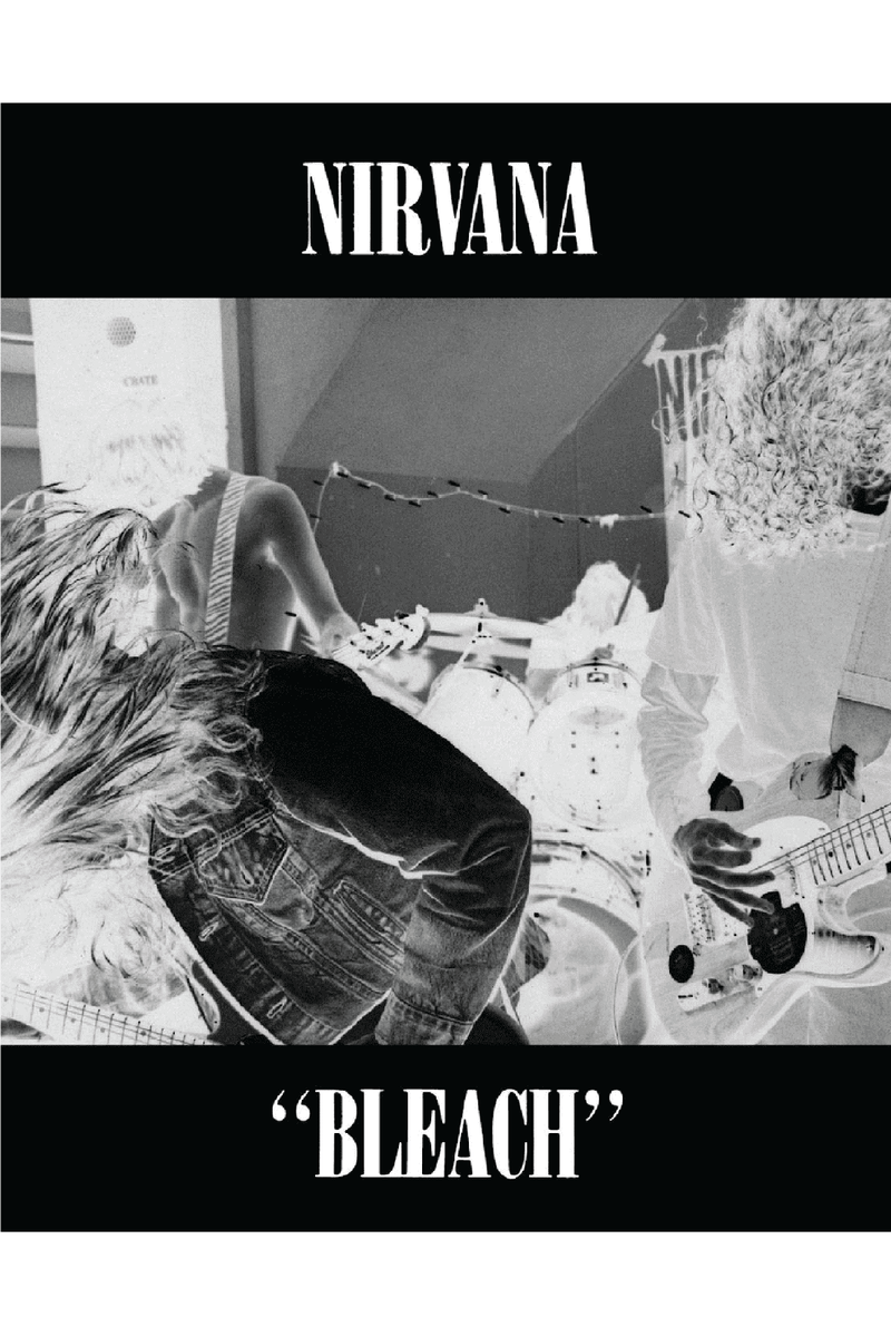 NIRVANA BLEACH INVERTED POSTER – PosterFi