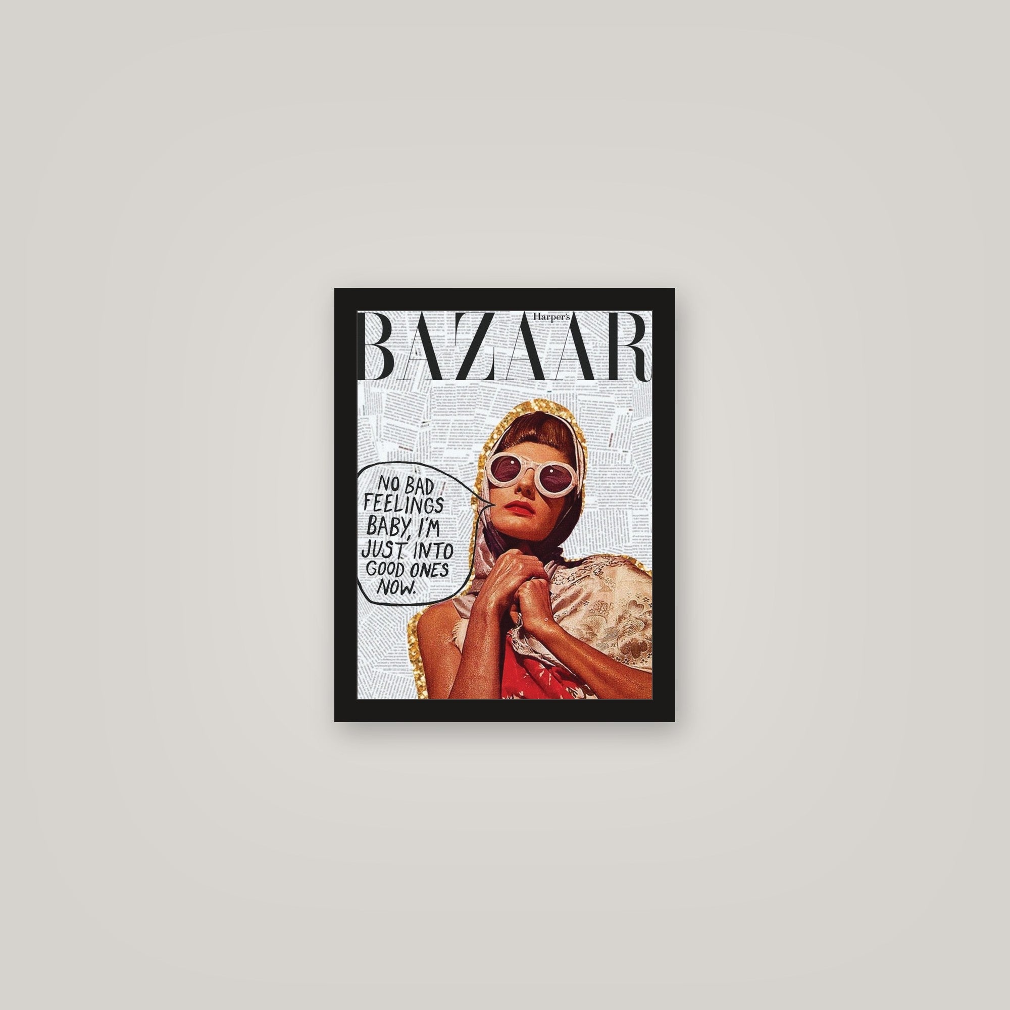 [auto-mockup] NO BAD FEELINGS BAZAAR POSTER - 11 x 14in.