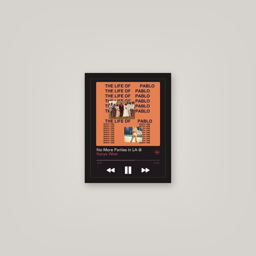 [auto-mockup] NO MORE MUSIC POSTER - 11 x 14in.