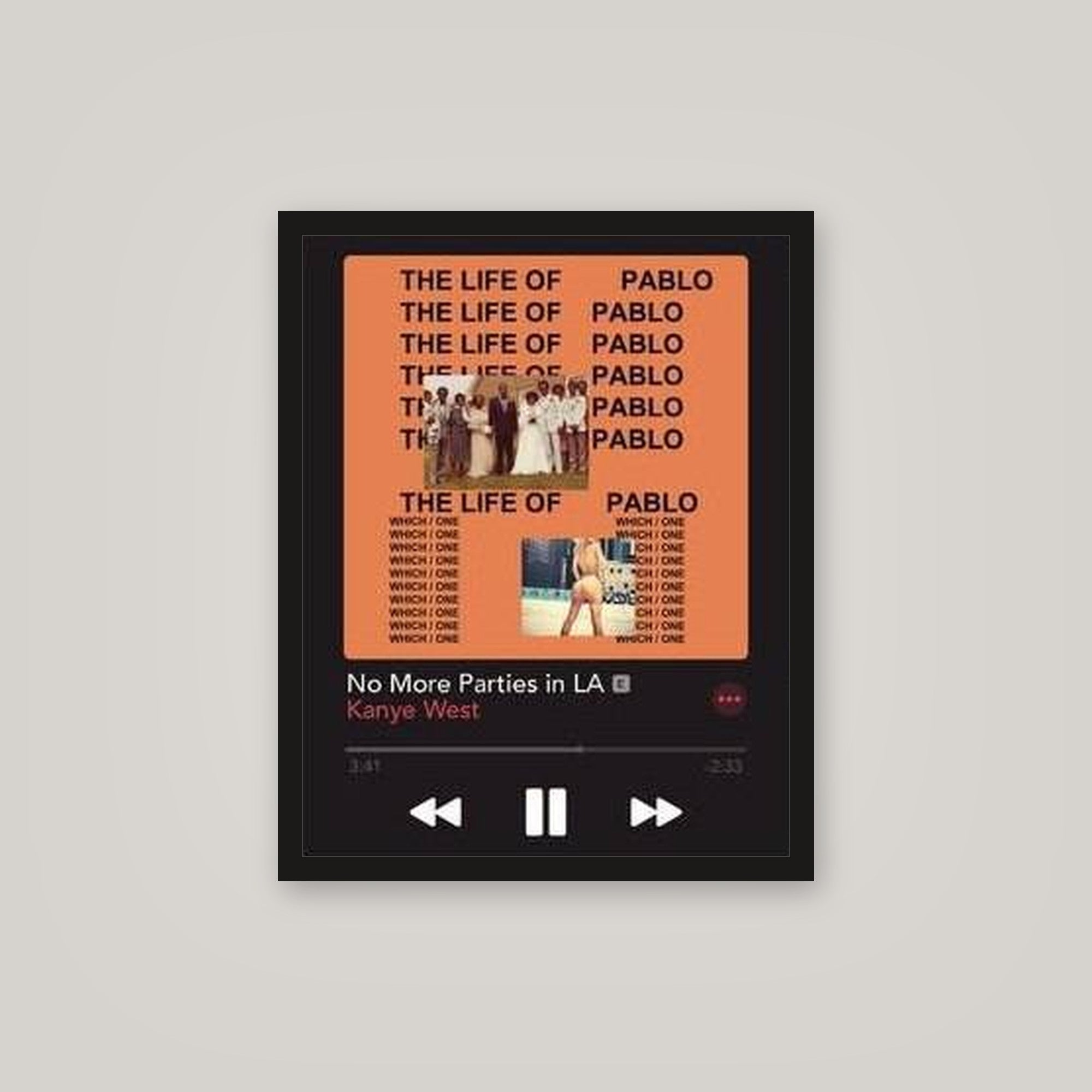 [auto-mockup] NO MORE MUSIC POSTER - 16 x 20in.