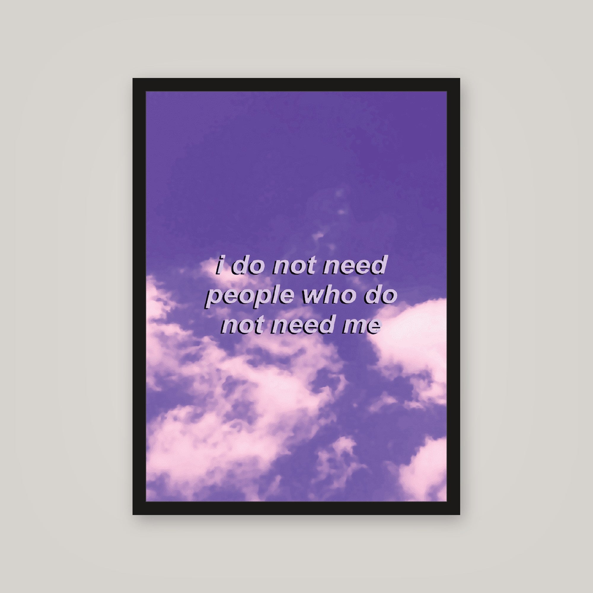 [auto-mockup] NO NEED POSTER - 18 x 24in.