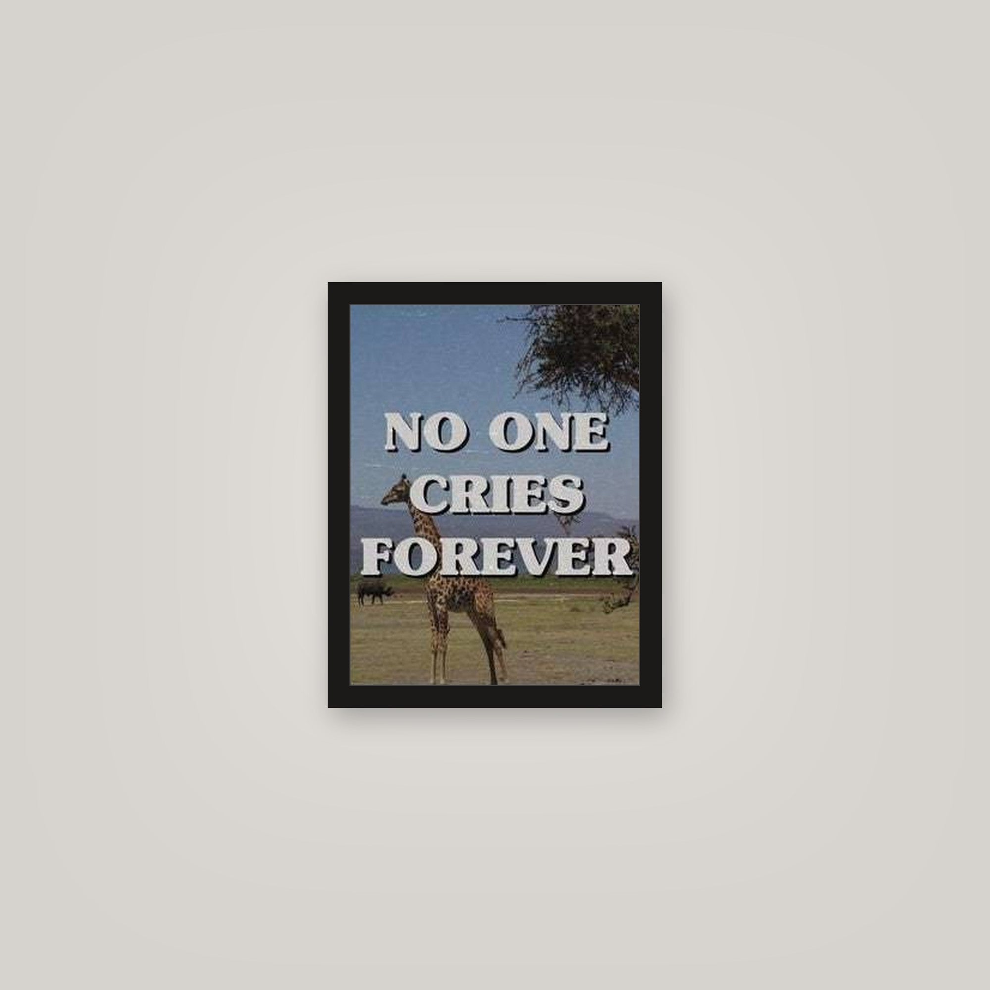 [auto-mockup] NO ONE CRIES POSTER - 11 x 14in.