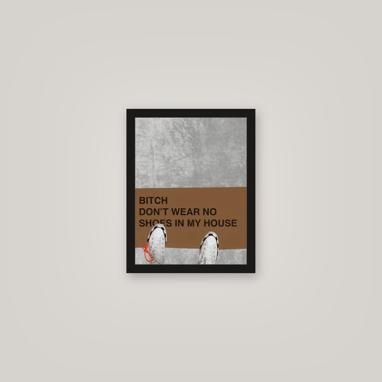 [auto-mockup] NO SHOES POSTER - 11 x 14in.
