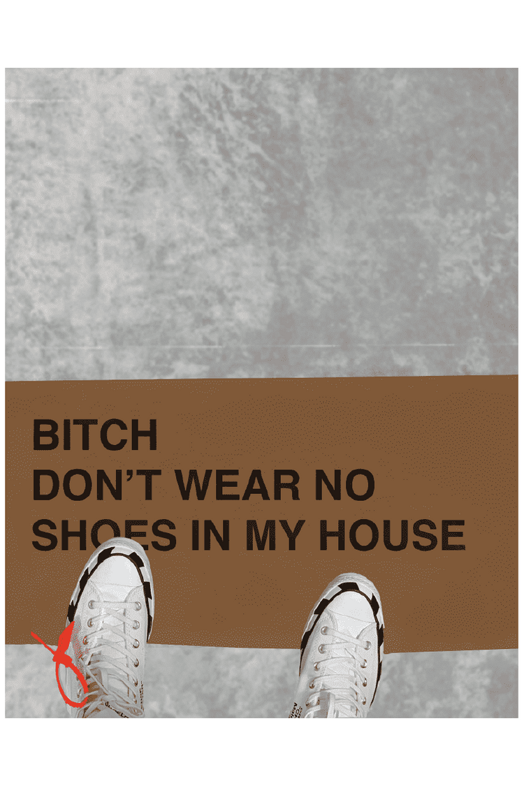 NO SHOES POSTER - PosterFi