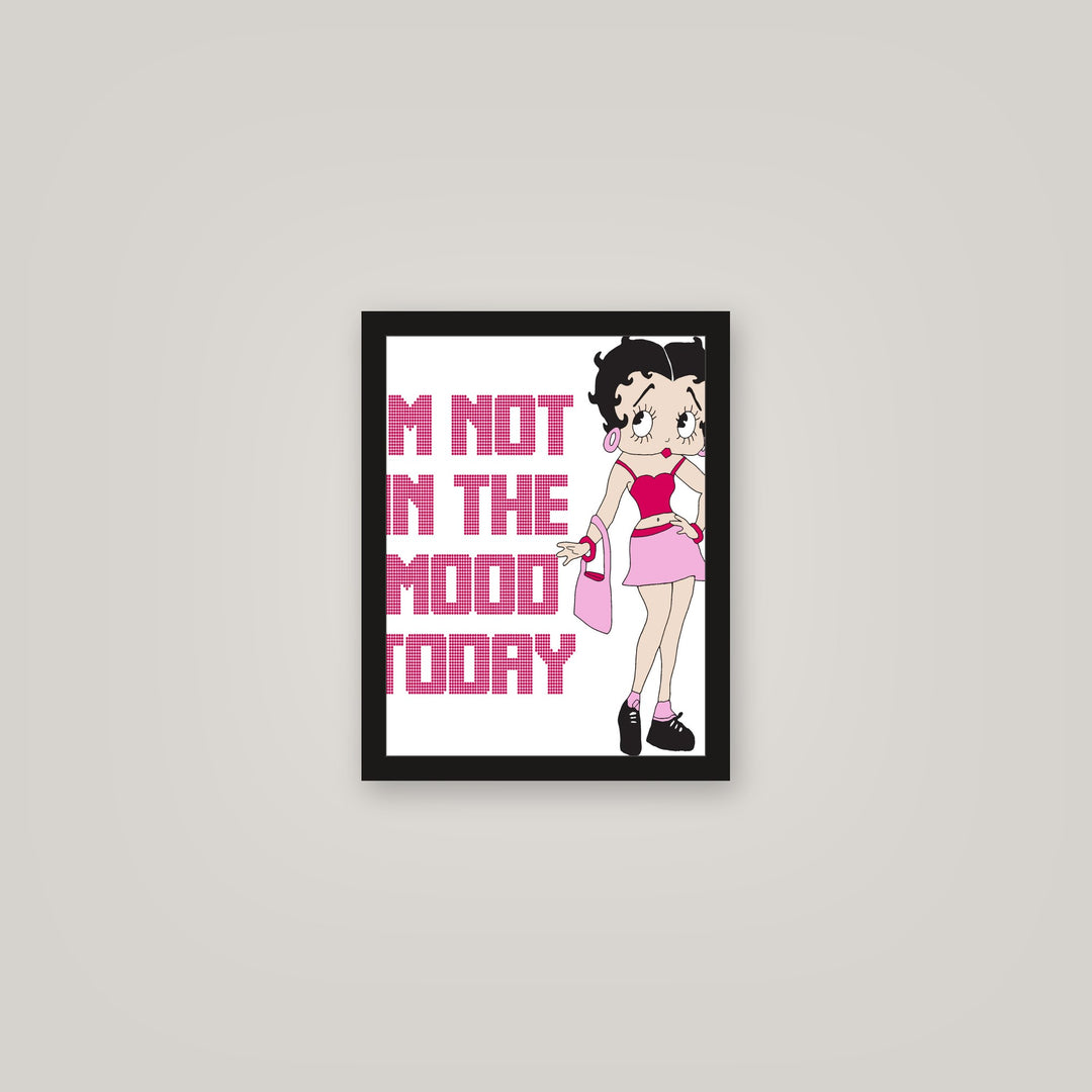 [auto-mockup] NOT IN THE MOOD POSTER - 11 x 14in.
