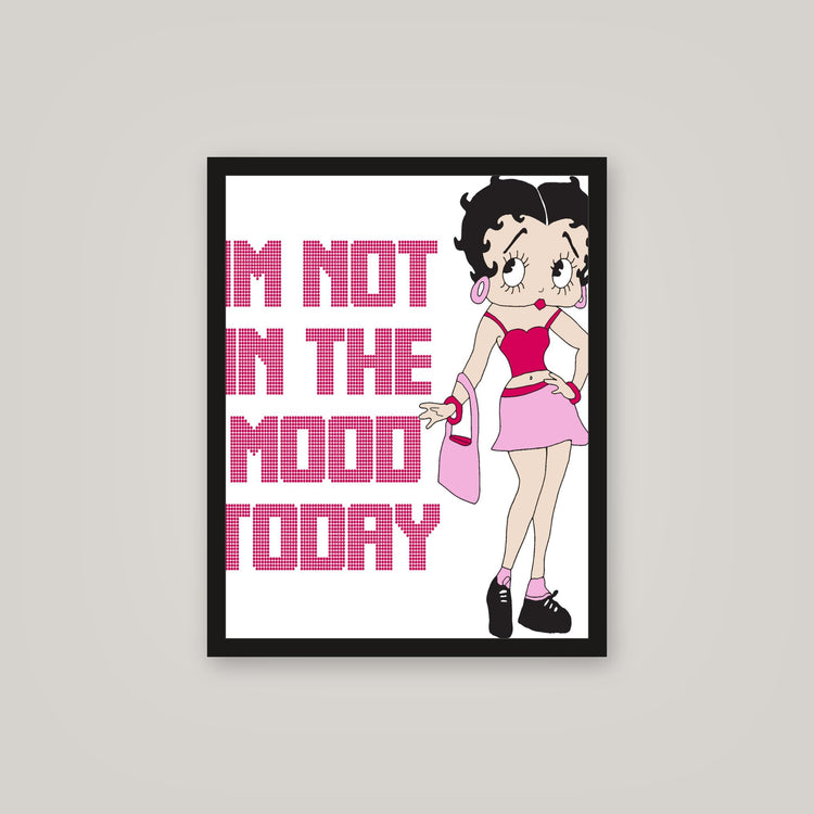 [auto-mockup] NOT IN THE MOOD POSTER - 16 x 20 in.