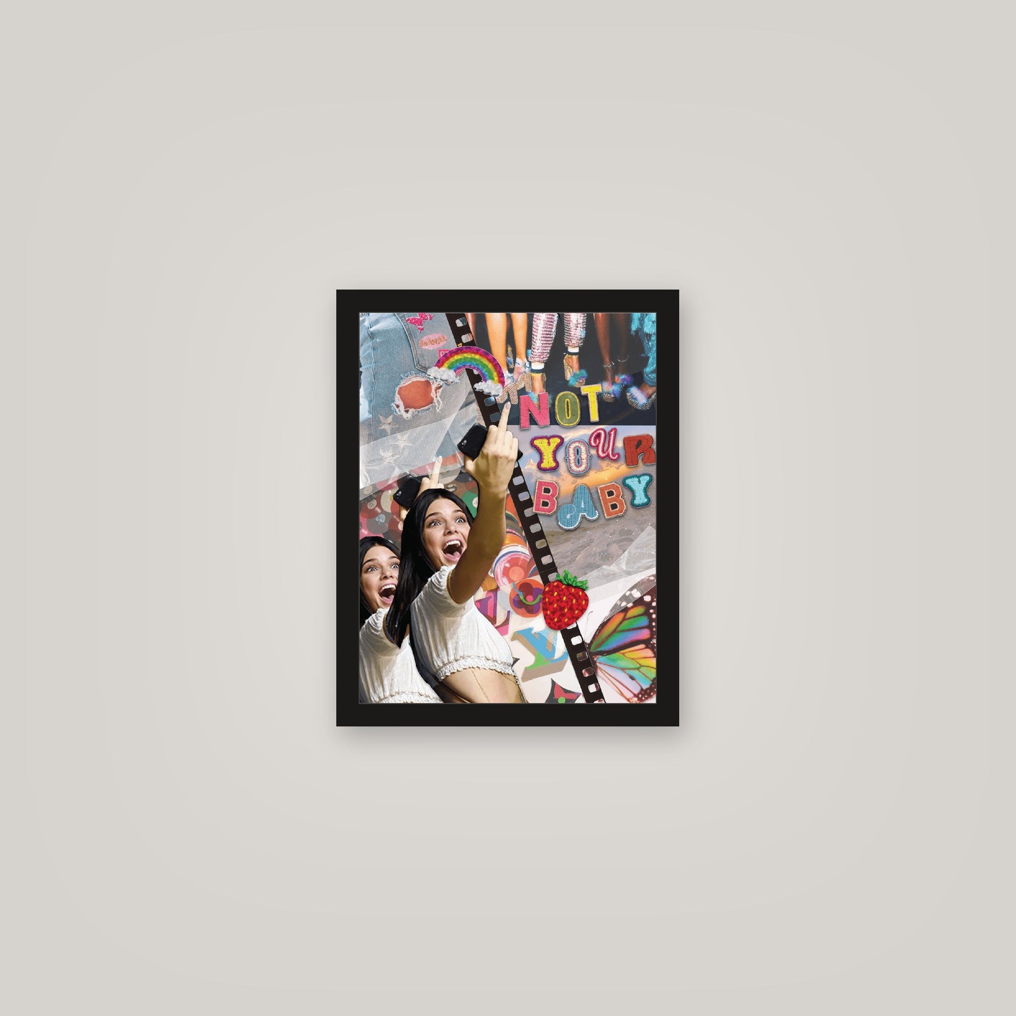 [auto-mockup] NOT YOUR BABY POSTER - 11 x 14in.
