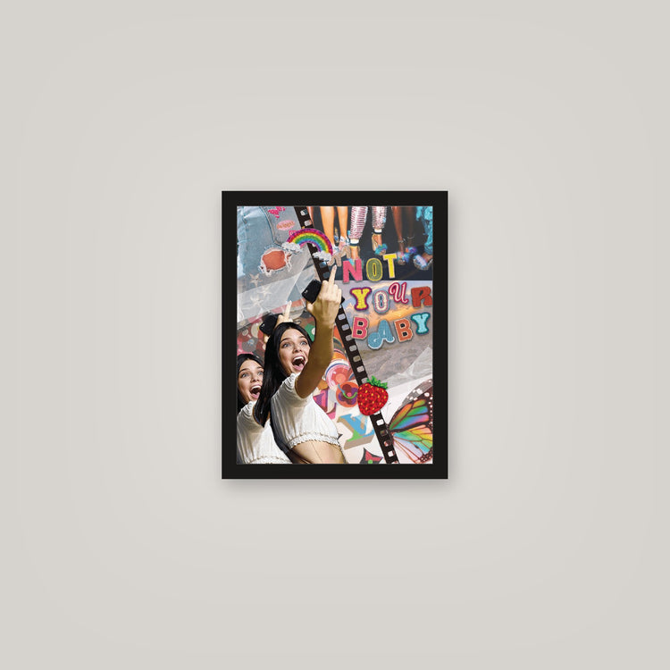 [auto-mockup] NOT YOUR BABY POSTER - 11 x 14in.