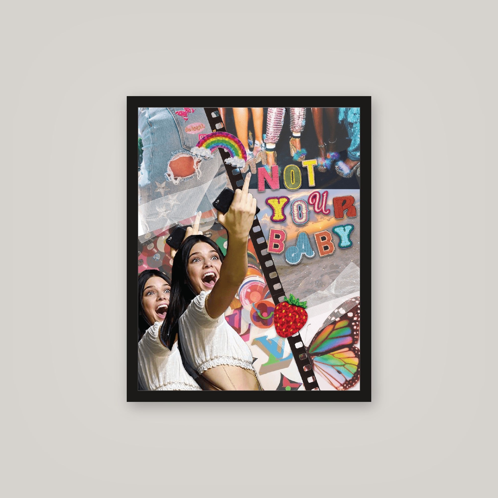 [auto-mockup] NOT YOUR BABY POSTER - 16 x 20in.