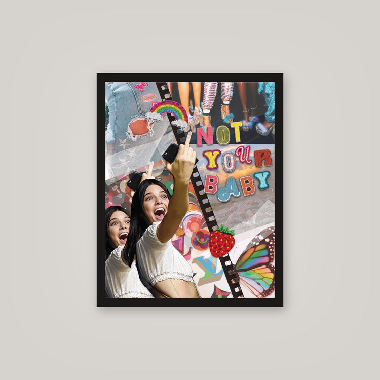[auto-mockup] NOT YOUR BABY POSTER - 16 x 20in.