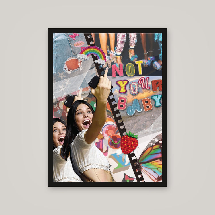 [auto-mockup] NOT YOUR BABY POSTER - 18 x 24in.