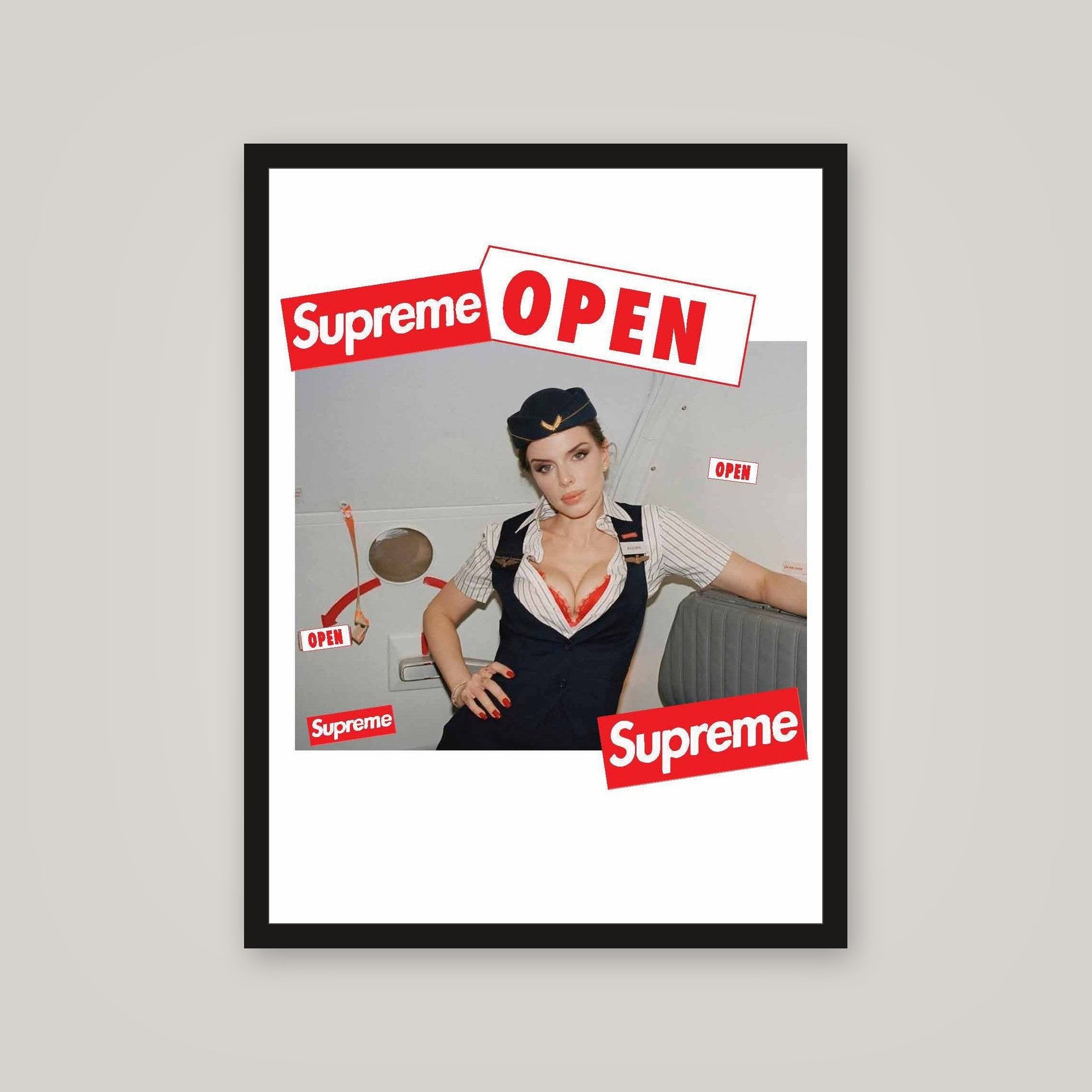 [auto-mockup] OPEN JULIA FOX POSTER - 18 x 24 in