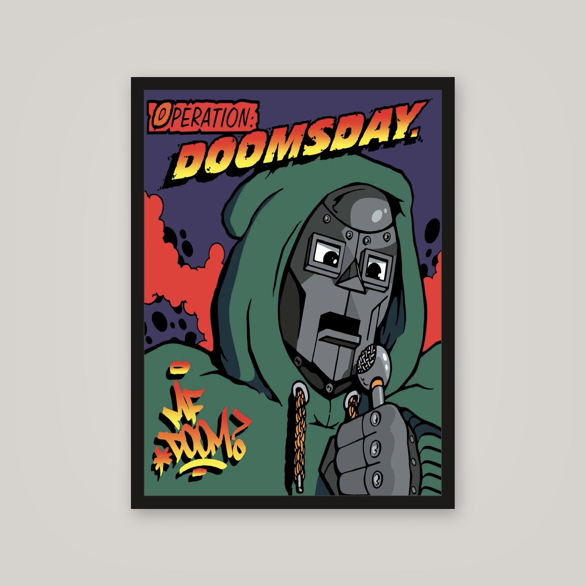 [auto-mockup] OPERATION DOOMSDAY POSTER - 18 x 24in.