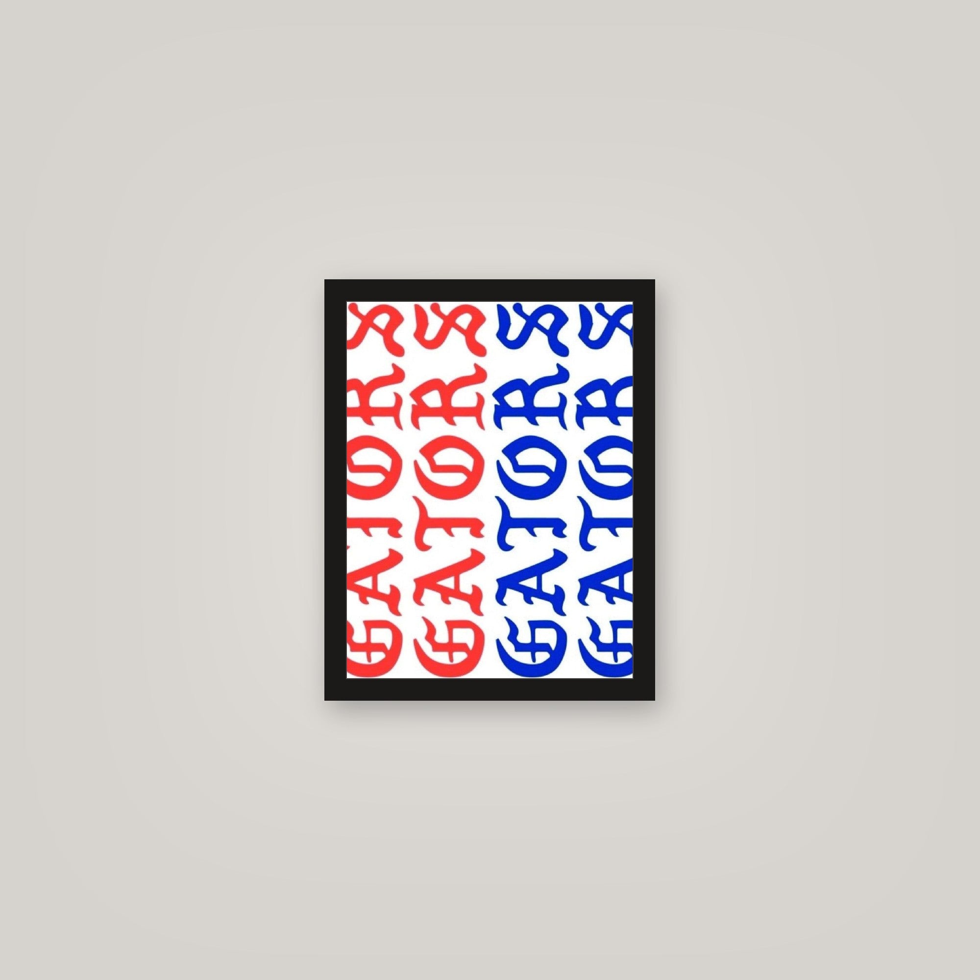 [auto-mockup] ORANGE N BLUE GATA POSTER - 11 x 14in.