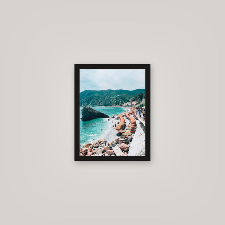 [auto-mockup] ORANGE UMBRELLAS POSTER - 11 x 14in.
