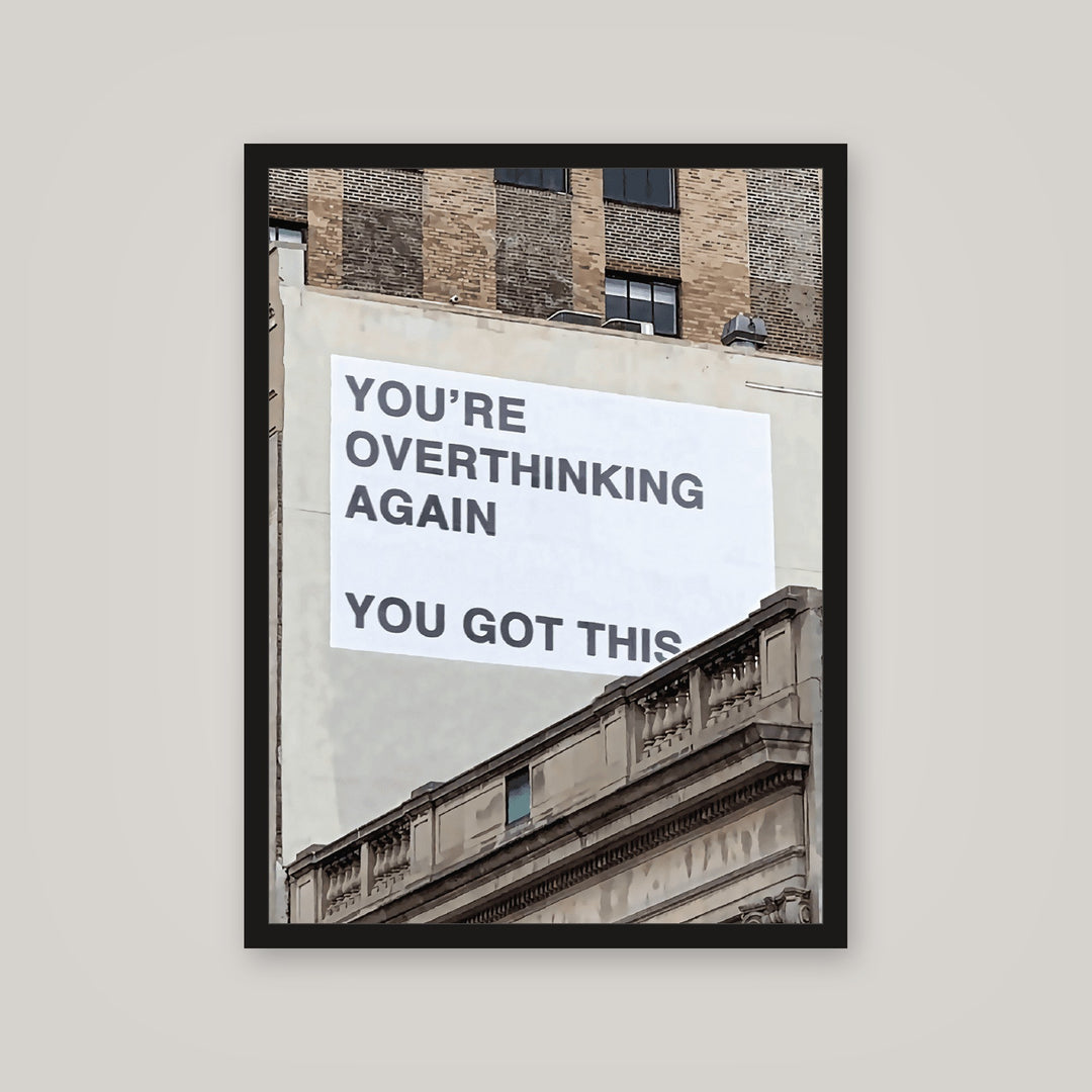 [auto-mockup] OVERTHINKING POSTER - 18 x 24in.
