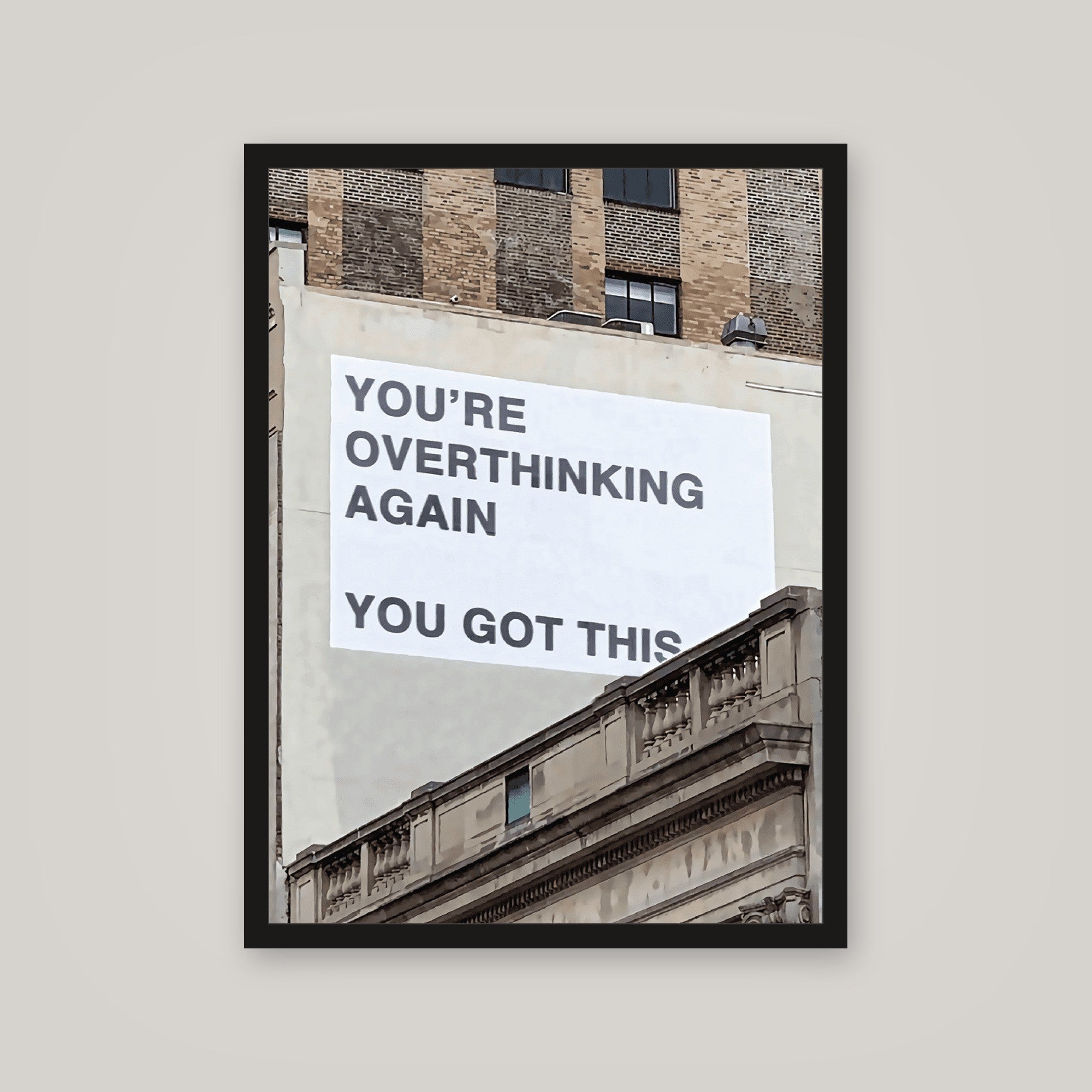 [auto-mockup] OVERTHINKING POSTER - 18 x 24in.
