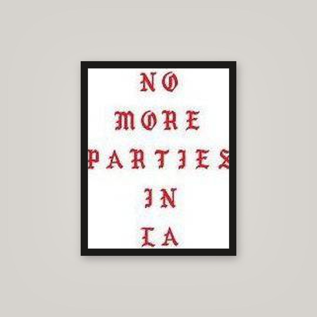 [auto-mockup] PARTIES ANYWHERE BUT LA POSTER - 16 x 20in.
