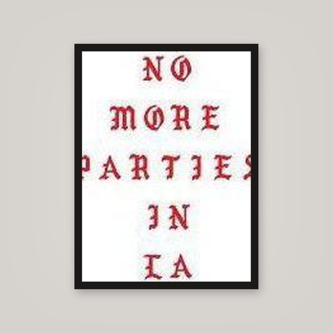 [auto-mockup] PARTIES ANYWHERE BUT LA POSTER - 18 x 24in.