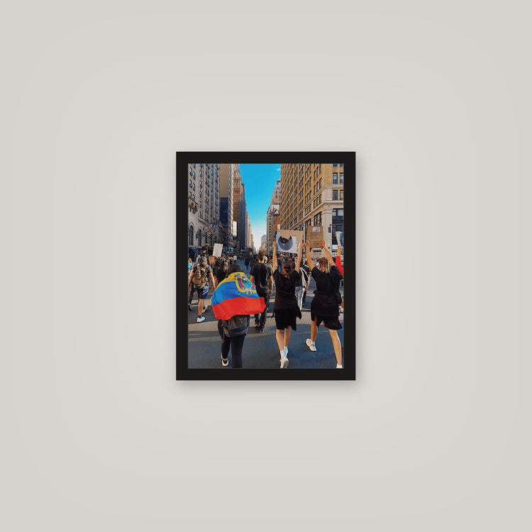 [auto-mockup] PEACEFUL PROTEST POSTER - 11 x 14in.