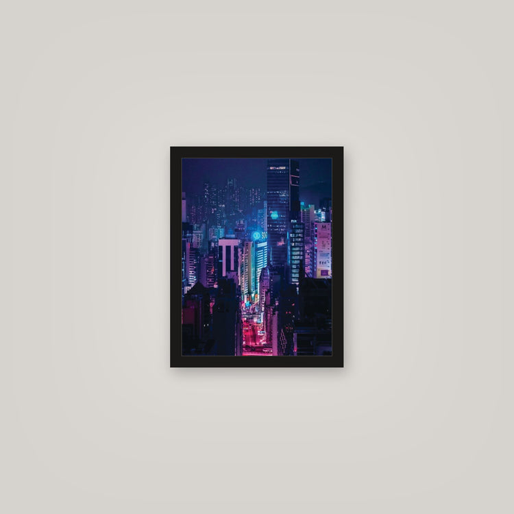 [auto-mockup] PINK AND BLUE NIGHTS POSTER - 11 x 14in.