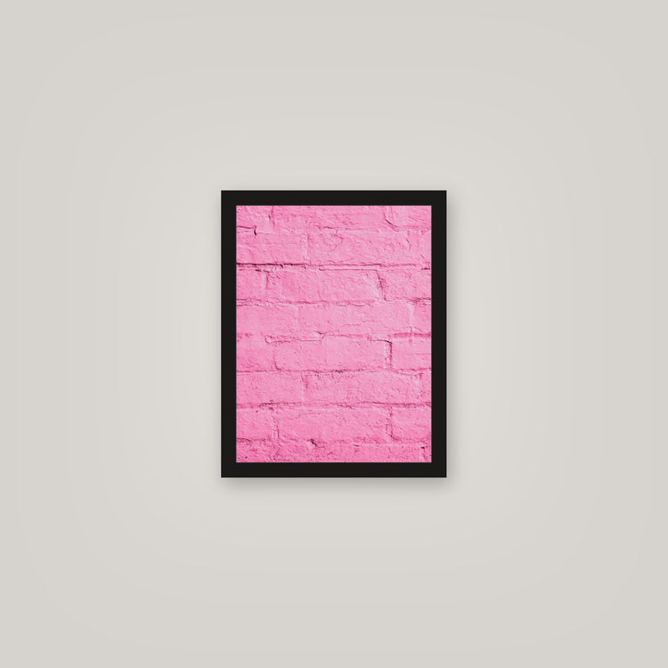 [auto-mockup] PINK BRICK POSTER - 11 x 14in.
