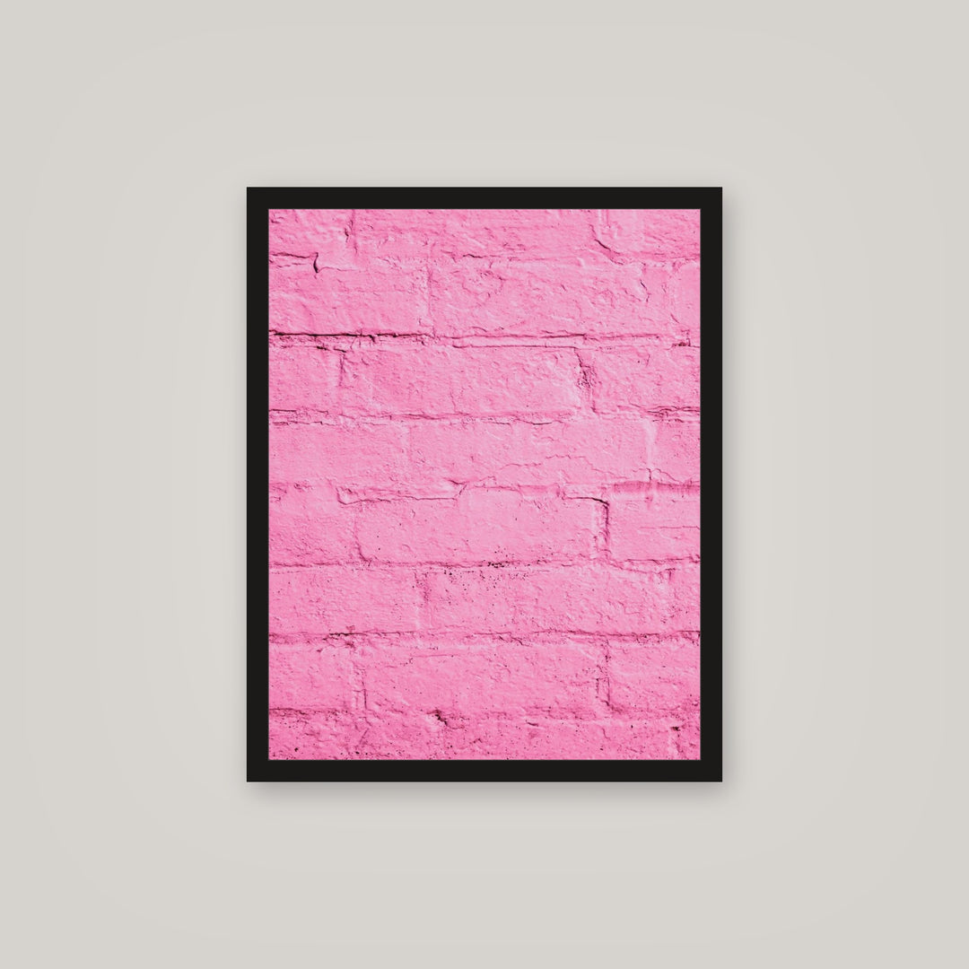 [auto-mockup] PINK BRICK POSTER - 16 x 20in.