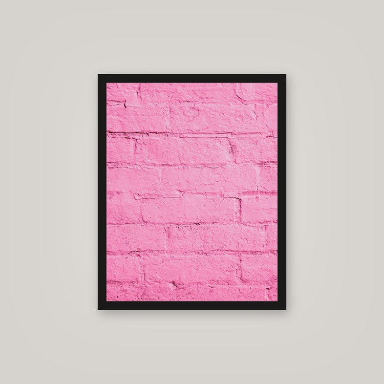 [auto-mockup] PINK BRICK POSTER - 16 x 20in.