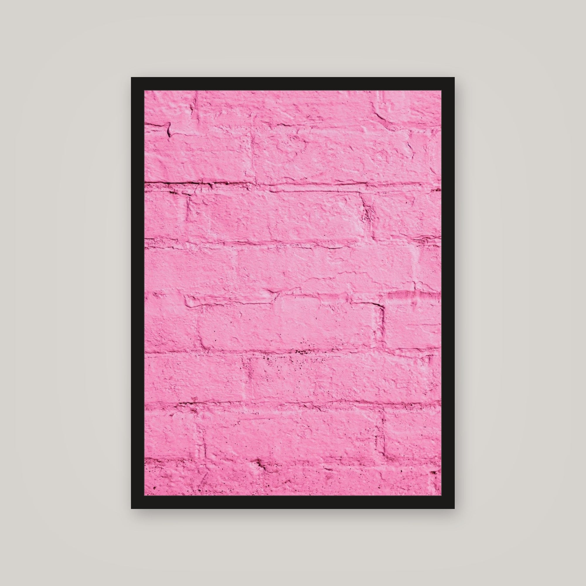 [auto-mockup] PINK BRICK POSTER - 18 x 24in.