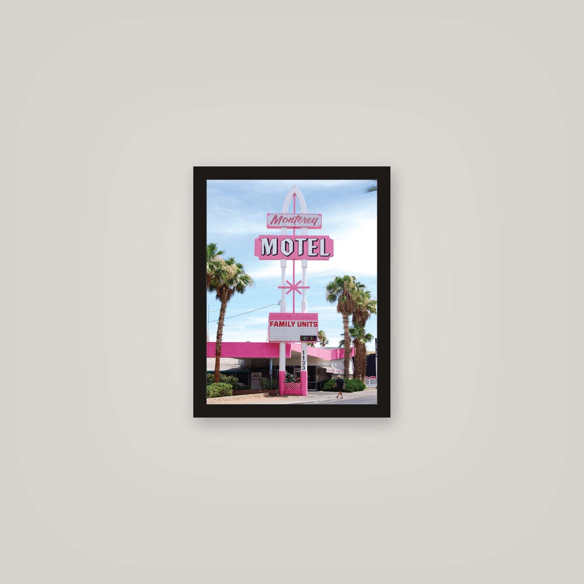 [auto-mockup] PINK MOTEL POSTER - 11 x 14in.