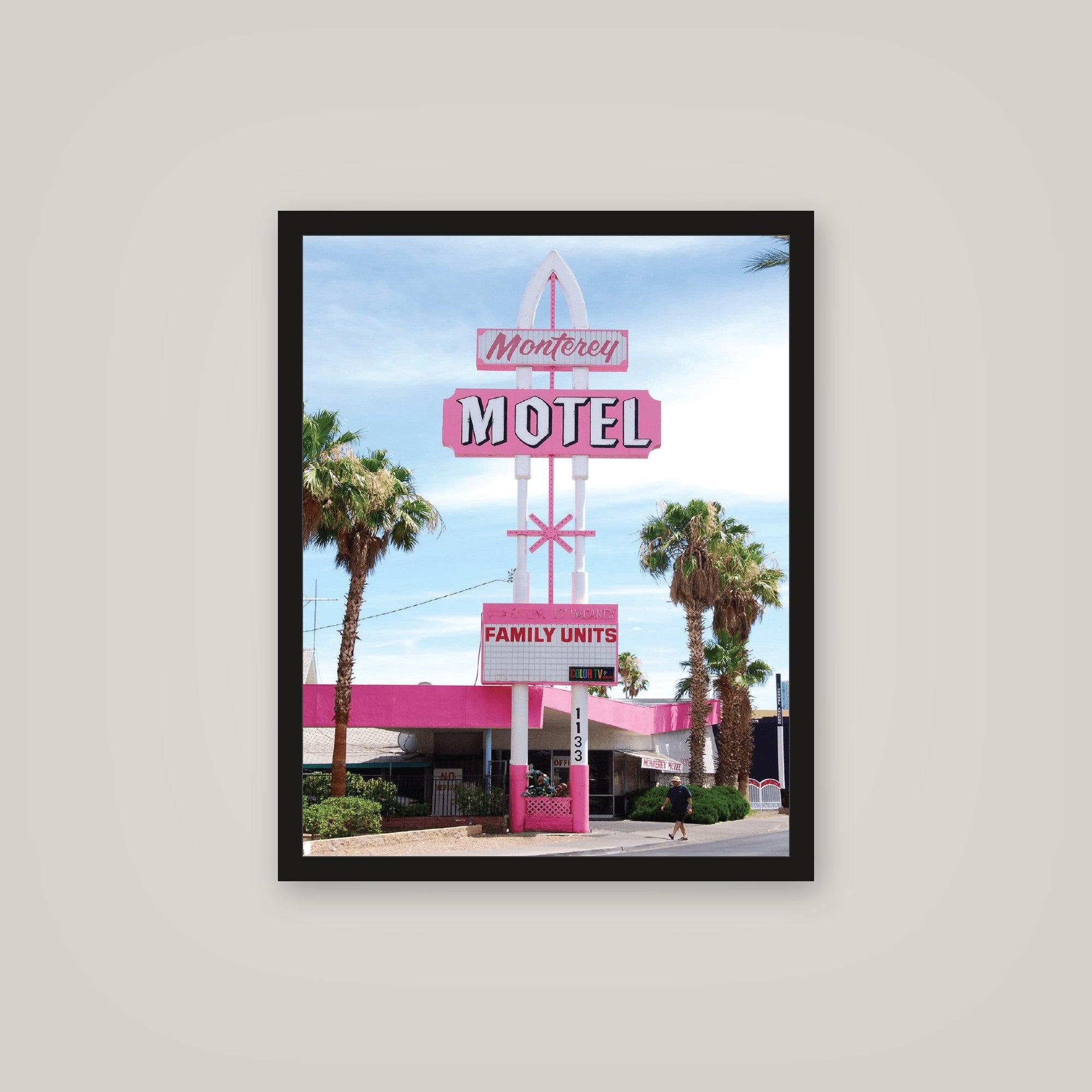 [auto-mockup] PINK MOTEL POSTER - 16 x 20in.