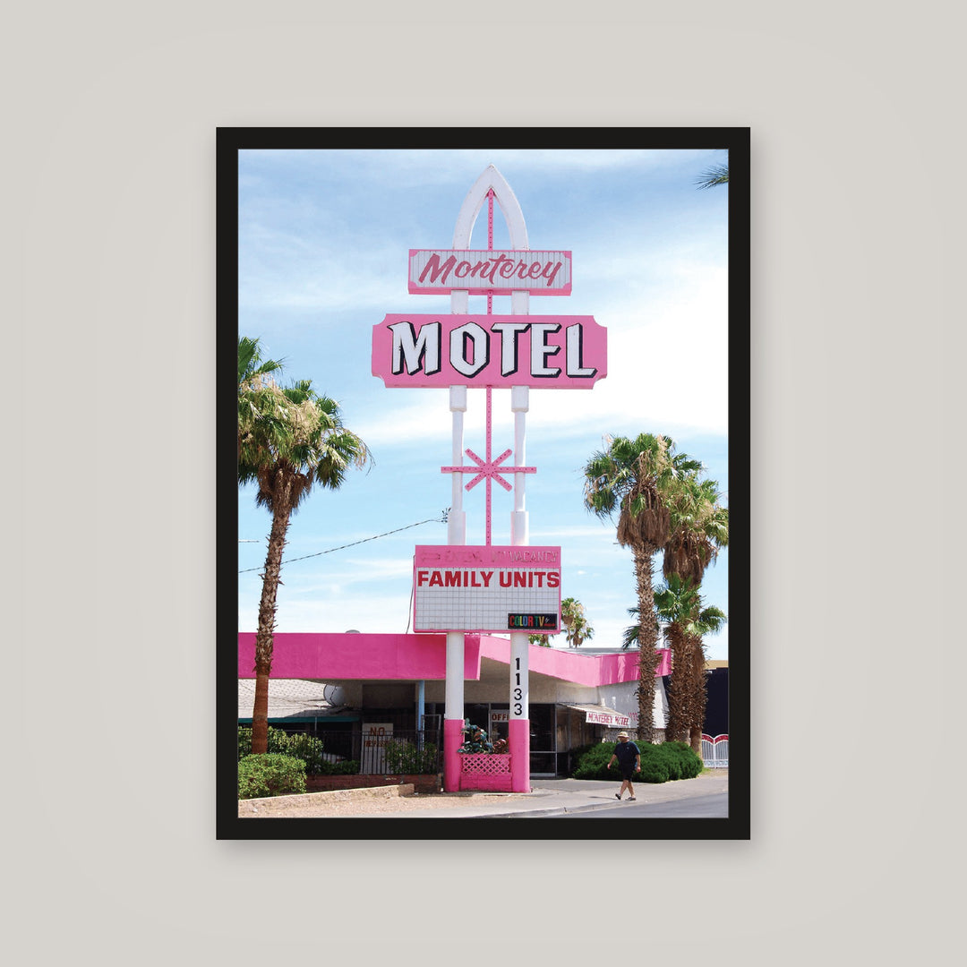 [auto-mockup] PINK MOTEL POSTER - 18 x 24in.