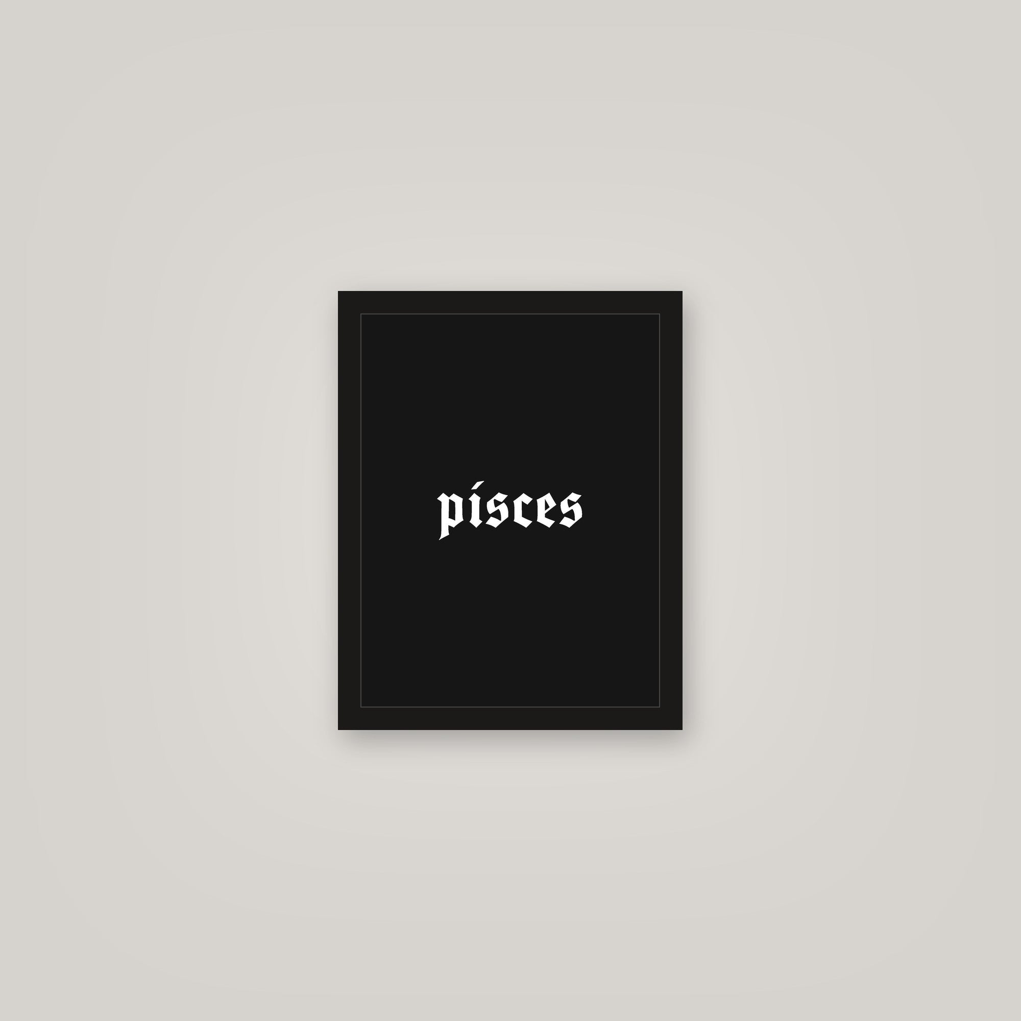 [auto-mockup] PISCES POSTER IN MULTIPLE COLORS - 11 x 14in.