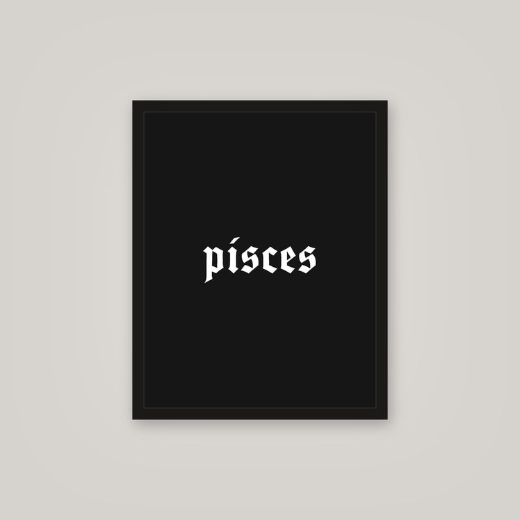 [auto-mockup] PISCES POSTER IN MULTIPLE COLORS - 16x 20in.