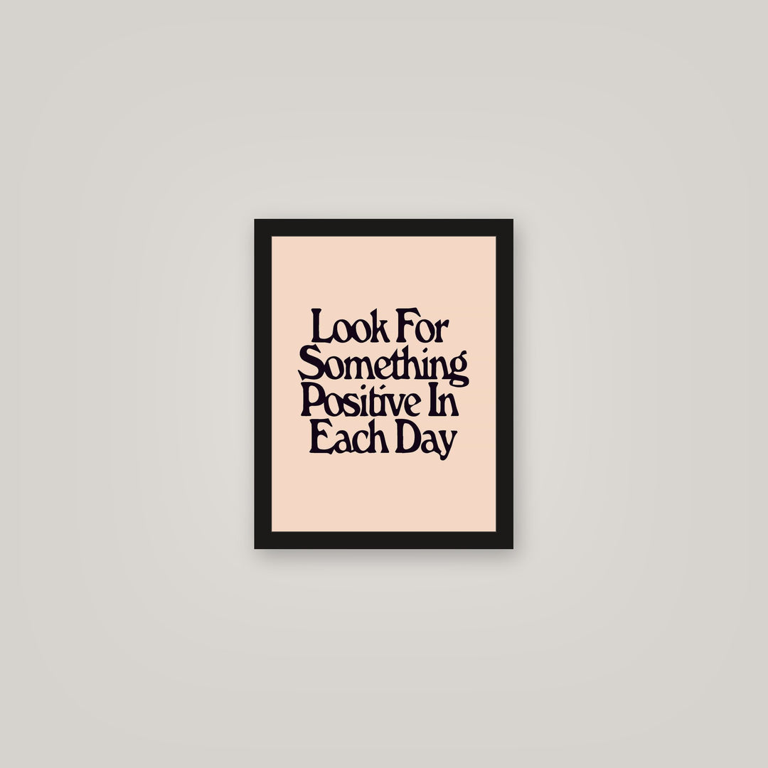 [auto-mockup] POSITIVE THOUGHTS POSTER - 11 x 14in.