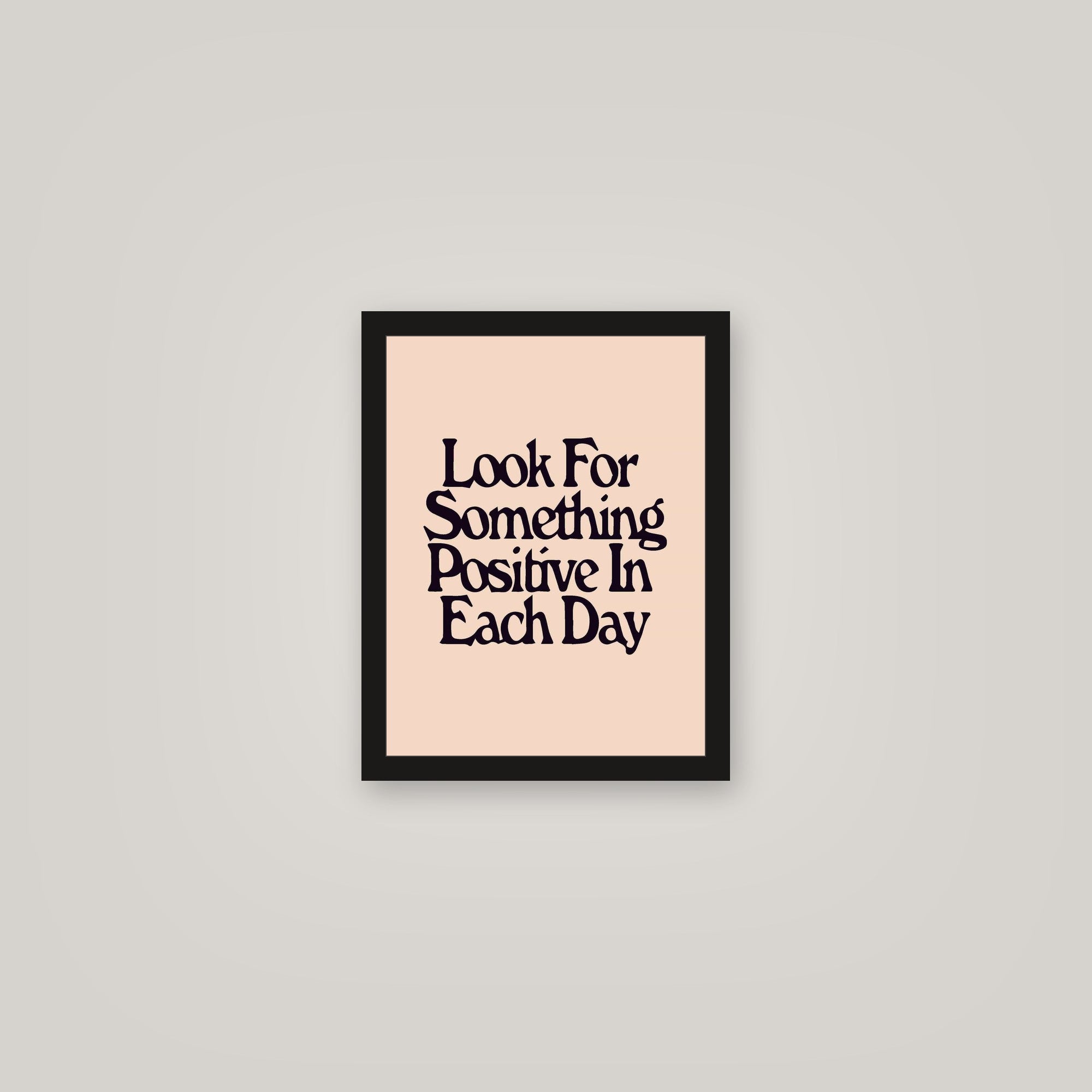 [auto-mockup] POSITIVE THOUGHTS POSTER - 11 x 14in.