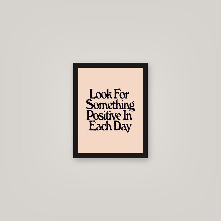 [auto-mockup] POSITIVE THOUGHTS POSTER - 11 x 14in.